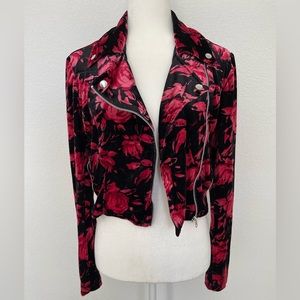 Wet Seal Velvet Rose Jacket